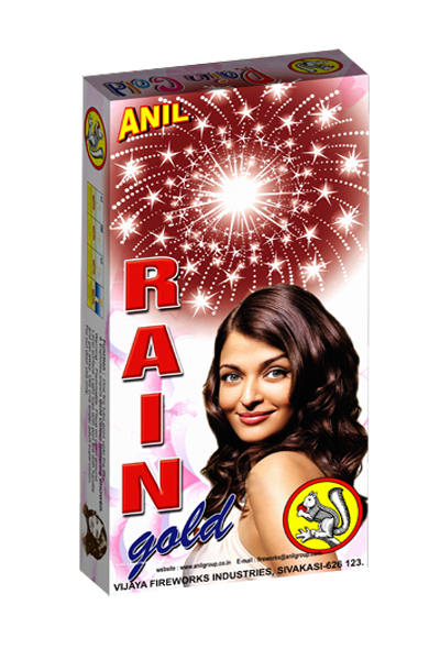 Buy Top Brand Online Crackers Shopping in Sivakasi form Aruna Crackers.Rain Gold ( Anil )  1 Pcs  Diwali Online Crackers Purchase in Sivakasi.