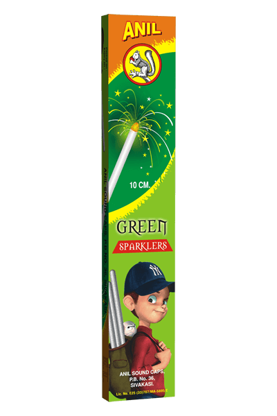 Buy Top Brand Online Crackers Shopping in Sivakasi form Aruna Crackers.10cm Green / Colour Sparklers Diwali Online Crackers Purchase in Sivakasi.
