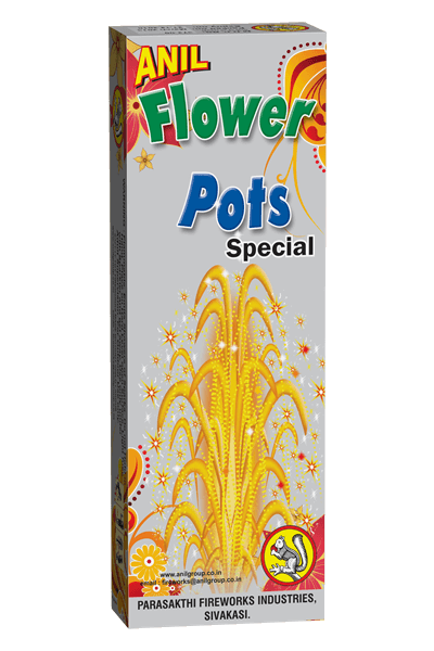 Buy Top Brand Online Crackers Shopping in Sivakasi form Aruna Crackers.Flower Pots - Special Diwali Online Crackers Purchase in Sivakasi.