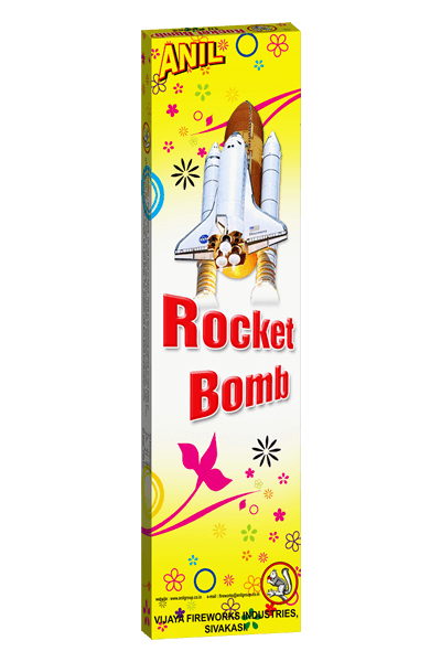 Buy Top Brand Online Crackers Shopping in Sivakasi form Aruna Crackers.Rocket Bomb ( Anil ) Diwali Online Crackers Purchase in Sivakasi.