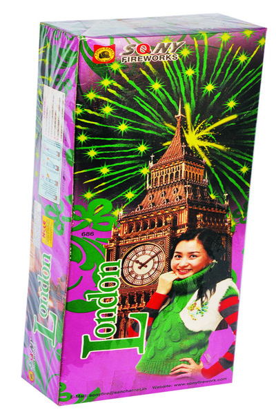 Buy Top Brand Online Crackers Shopping in Sivakasi form Aruna Crackers.LONDON  ( 2 PCS ) ( Sonny ) Diwali Online Crackers Purchase in Sivakasi.