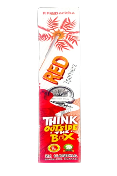 Buy Top Brand Online Crackers Shopping in Sivakasi form Aruna Crackers.7 cm Red Sparklers ( 1 BOX ) Diwali Online Crackers Purchase in Sivakasi.
